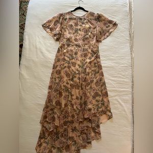 Asymmetrical pink dress. ASTR size x-large